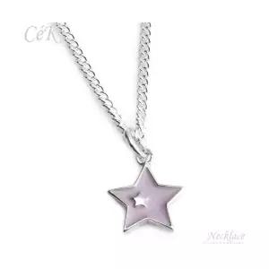 클루아조네 키즈 은목걸이 스터링실버 별 각인가능 CeK Kids 8194PKN
