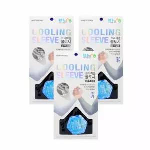 3D 무봉제 쿨 팔 보호대 자외선 차단 암슬리브 블랙 쿨토시