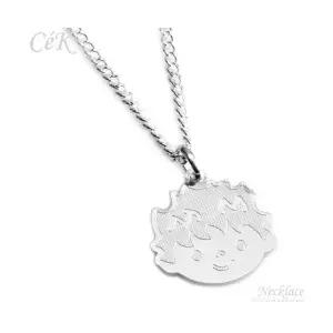 클루아조네코리아 키즈 은목걸이 스터링실버 소년 각인가능 CeK Kids 8187KN