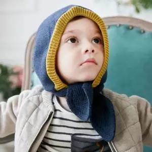 모모프렌즈 아동 후드 워머 방한 털모자 니트 넥워머