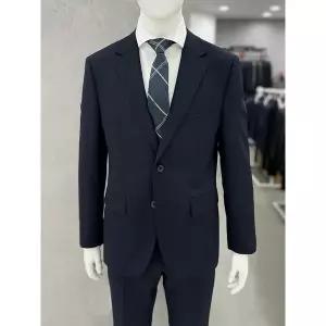 [트루젠]95, 110사이즈 남성 겨울봄 모 스판 혼방 네이비 남색 면접 예복 혼주 정장 양복 수트 세트