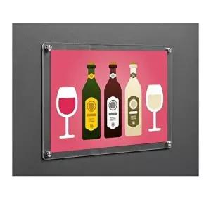 자석 아크릴 액자 제작 사진 틀 투명 포토 프레임 A3 (KYR-WB6AF20)