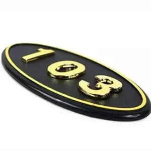 (검정 금색글자) 호실판 호수판 룸넘버 번호판 호실번 (KYR-WFHVT97)