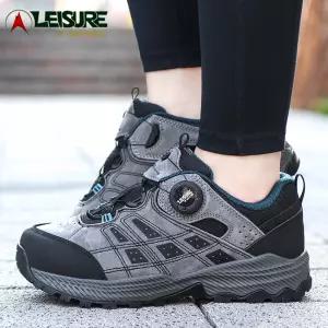 데날리 레저타임 생활방수 가죽 다이얼 남성 트레킹화 등산화 신발