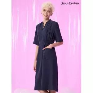 쥬시꾸뛰르 [쥬시꾸띄르] 포켓 장식 집업 원피스 3종택1 586005