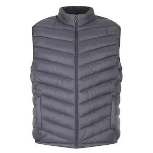 [리빌모아]남자 겨울 하이넥 경량 풀집업 조끼패딩 IE VEP 4006 그레이_P414851596