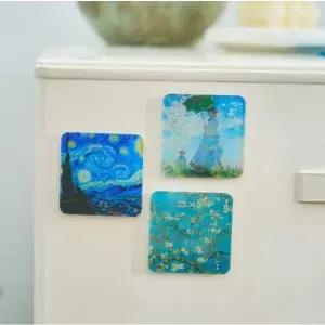 빈센트 반고흐 모네 명화 아크릴 마그넷 시리즈 4종