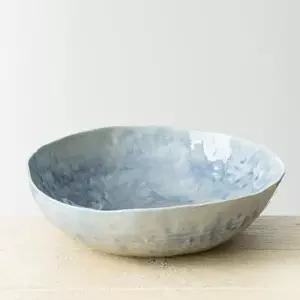 이천도자기 IK77DG52 수묵 높은 샐러드볼 2호 26cm 도자기 식기 디저...