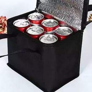 아이스팩 보냉 런치 토트백 캠핑용 맥주 쿨러 가방