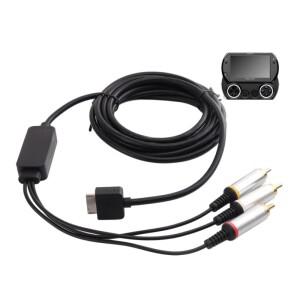 PSP GO 콘솔용 AV 케이블 RCA 코드 스테레오 플레이스테이션 포터블 어댑터 연결선 오디오 비디오 연장선