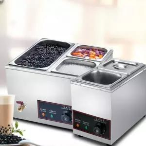 업소용 전기 워머기 미니 스프 중탕기 싱글 음식 보온기 짜장 6L