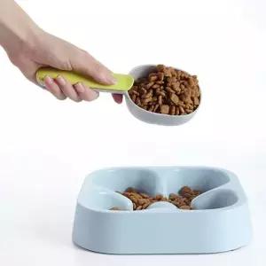 [골드스마일]펫사료 수저 애완동물용 정량 급식 스푼 습기 방지 애묘용 사료