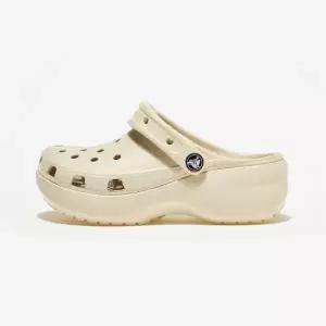 [크록스]CRS206750 클래식 플랫폼 클로그 우먼 - BONE 691372
