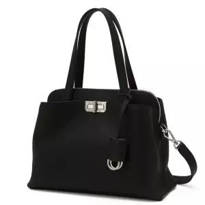 [닥스](센텀시티점)DCBA6E168BK 블랙 버클장식 소가죽 토트백