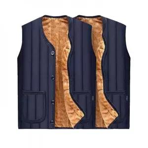 [셀러에이드]융털 남녀 겸용 보온 조끼 실내외 방한용