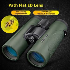 ？？투 PC12X50 야외 방수 ED 망원경, SMC P3C 장착, 사냥 캠핑용 내구성 전술 조류 관찰 쌍안경