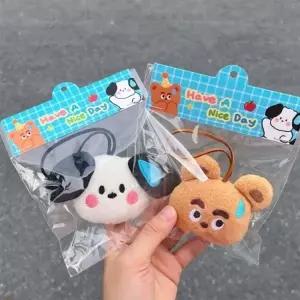 땀나는 줄고리 인형 키링 지퍼고리 가방고리 바둑이