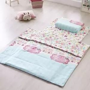 (수량선택 아이린)라텍스 주니어 초등학생 이불 베게침구 가방 세트 꽃 아이린