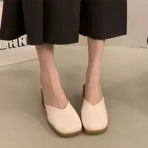 미들힐 뮬 슬리퍼힐 사무용 구두 힐 WFJ4SXR