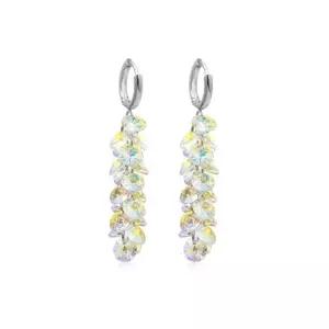 [다잇템] 여자 롱드롭 샹들리에 크리스탈 원터치 귀걸이