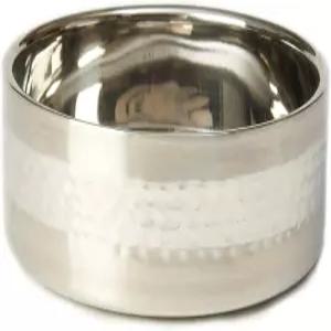 PetRageous 18435 Sanibel 스테인리스 스틸 해머 이중 벽 개 볼 5.9인치 너비 및 2.44인치 높이 3컵 용량