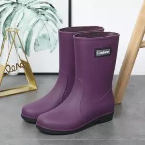 여성 미들 방수 레인부츠 1P 장화 장마 비오는날 신발 WF06700