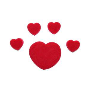 JL Corp. 하트 스펀지 세트(빨간색) 매직 트릭 소품, 점보 미스터리 클로즈업 스테이지 소품 재미있는 장난감 마술 액세서리에 곱하기를 즐기는 사람