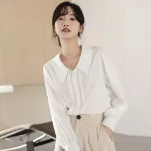 어깨시즌 주름 빅카라 셔츠