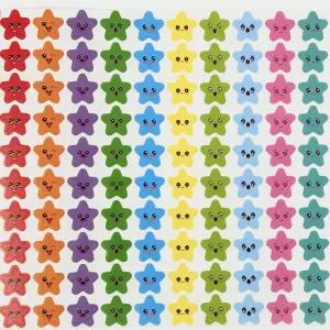 별 모양 스티커 1500개 칭찬 유치원 학원 선생님 참잘했어요 선물 포장 데코