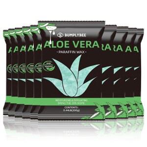 손과 발을 위한 범플리비 파라핀 왁스, 왁스 기계용 알로에 베라 리필 10팩, 손 목욕, 발 보습 발, 딥 하이드레이션