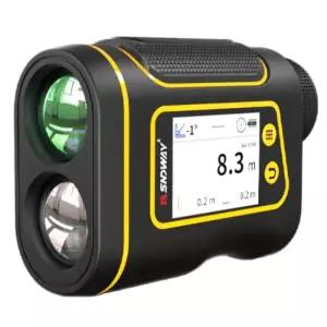 SNDWAY 고정밀 다용도 측정기 골프 건설현장 등 다기능 레이저 거리 측정 LCD터치