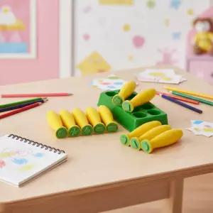 캐스B 그립스탬프 모양 도장 스템프 10종세트 페인팅 찍기놀이 미술 물감놀이 오감발달