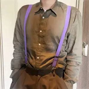 [콩심팥심]컬러 멜빵 성인용 퍼플