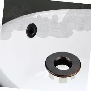 세면대 오버플로우 배수구 마개 물넘침방지 욕실 세면기 구멍막이 화이트 원형