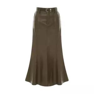 [티뷰] 레더벨티드머메이드스커트_V6A-CSK002