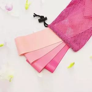 핑크 루프밴드 세트 스트레칭밴드 근력밴드 튜빙밴드