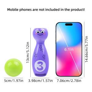 아기 만화 볼링 세트 교육 장난감 어린이 유아 번호 학습 야외 스포츠 상호 작용 게임 어린이를 선물