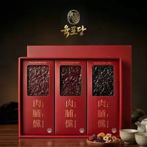 프리미엄 국내산 한우육포 선물세트(120g x 3팩) / 부드러운 육포