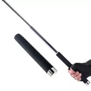접이식 신봉 휴대용 자기 개인 호신용 삼단봉 스틸 방어봉 야간 차량용비 트레킹용 튼튼한 타격봉 탈출봉