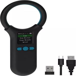 라빗포스 애완동물 마이크로칩 스캐너 1.44인치 TFT 화면을 갖춘 동물용 범용 태그 리더 500개의 데이터