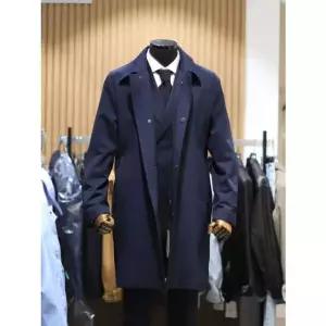 [갤러리아] BON 네이비 발마칸 집업 트렌치 코트 BN4SHA500NY