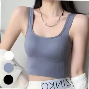 [라일리여성의류] Rly 브라캡 검정 나시크롭탑 스타일 민소매티