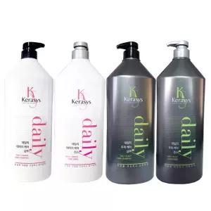 케라시스 데일리 두피케어데미지 샴푸린스 1500mlX2개입 대용량