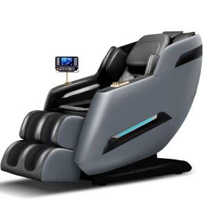마사지 의자 가죽 음악 AI 음성 소파 의자 목 허리 휴대용 레저 8D 고정점 전신 무중력