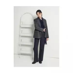 빈폴 BEANPOLE LADIES 스몰체크 세미오버핏 자켓 재킷 그레이 BF5911C083 416212