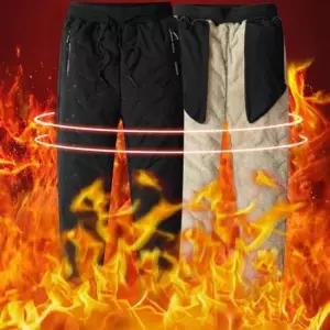 남성 양털 기모 방한 바지 겨울작업복 트레이닝 방한복 등산복