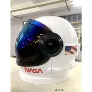 우주인헬멧 우주헬멧 우주선 스페이스 의상 흰색 항공 오토바이 우주인 소품 코스튬