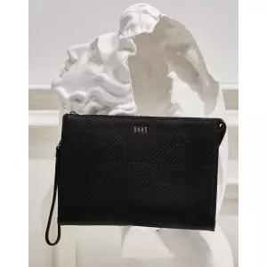 [롯데백화점]닥스 액세서리 [그레이트 하우스 체크] 블랙 하우스 체크 소가죽 클러치 DBBA6E306