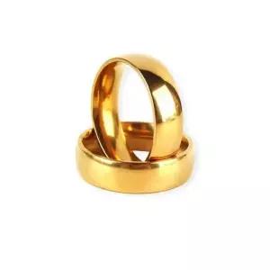 금색 써지컬 스틸 티타늄반지 커플반지 악세사리 반지 WFJTL59