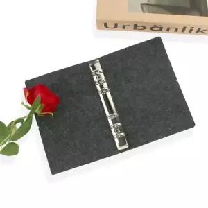 업무 만년 사무 부직포 다이어리 커버 A6-진회색